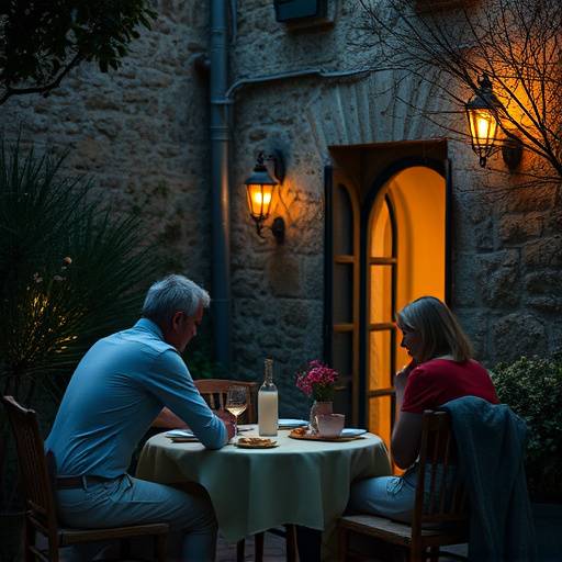 Image de la s√©rie 'Famille et Secrets', tourn√©e dans une bastide proven√§ale typique